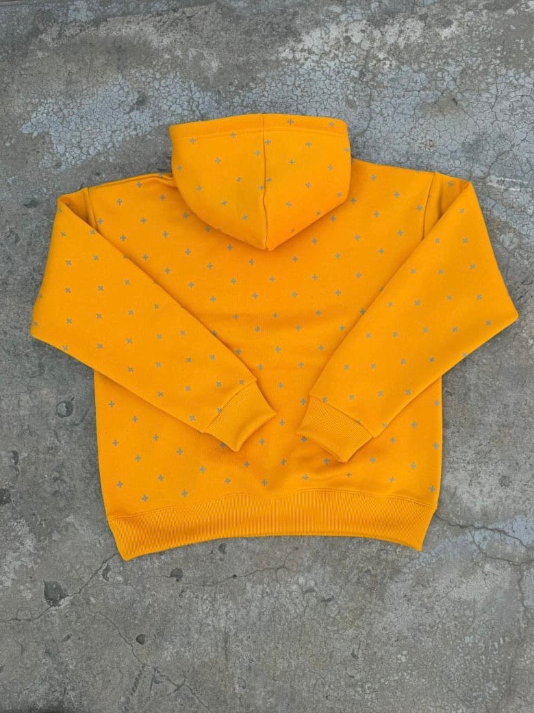 ORANGE FULL ZIP HOODIE