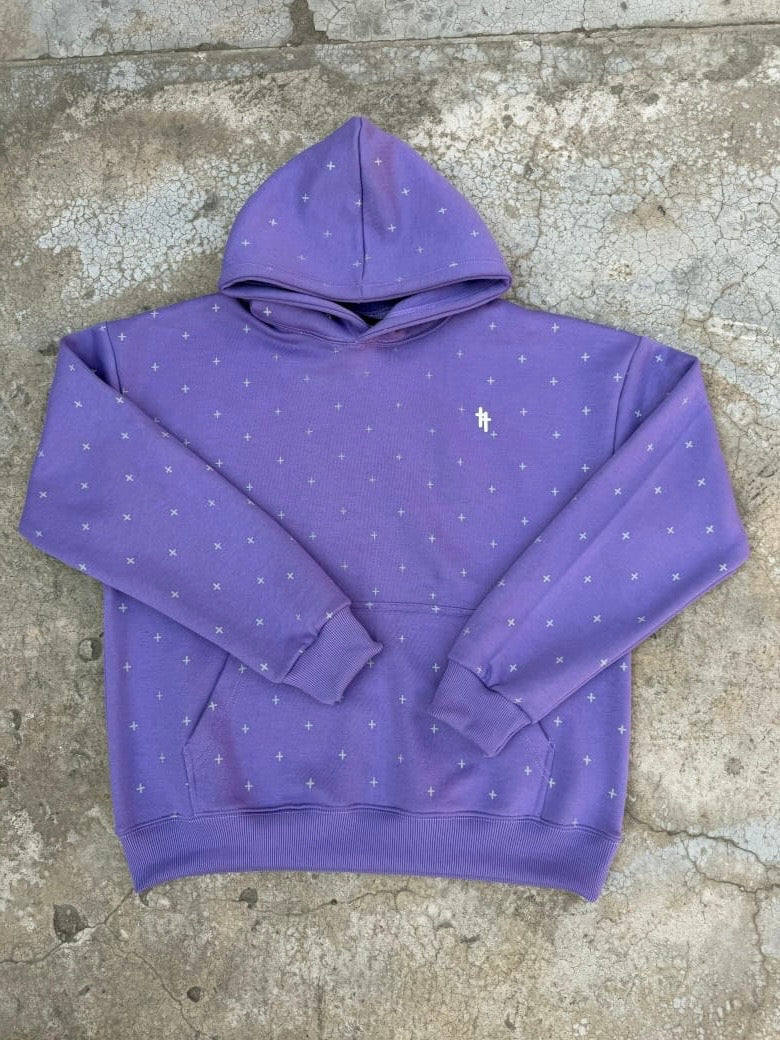 PURPLE PULLOVER HOODIE